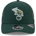 lippikset-kaareva-rekka-vihrea-snapback-9seventy-stretch-snap-evergreen-oakland-athletics-mlb-new-era