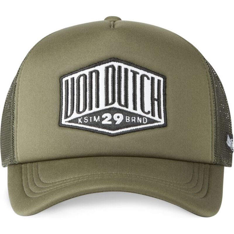 lippikset-kaareva-rekka-vihrea-snapback-foam08-von-dutch
