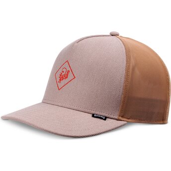 Lippikset kaareva rekka ruskea snapback HFT FineFine Djinns