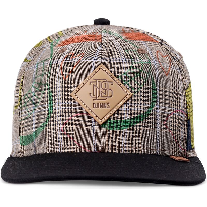lippikset-littea-harmaa-snapback-crinklecheck-djinns