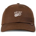 lippikset-kaareva-ruskea-saadettava-nauha-dad-hat-nut-djinns