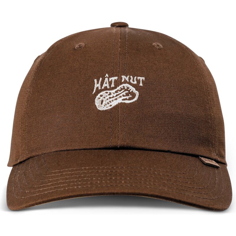 lippikset-kaareva-ruskea-saadettava-nauha-dad-hat-nut-djinns