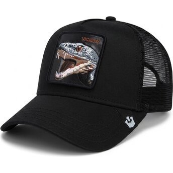 Lippikset kaareva rekka musta snapback The Vicious Snake Core Combo The Farm Goorin Bros.