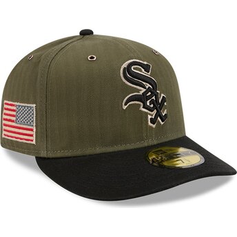 Cap kaareva green ajustada 59FIFTY Pre-Curved American Herringbone Chicago White Sox MLB New Era