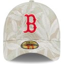 lippikset-kaareva-beige-istuva-59forty-a-frame-leafy-palm-boston-red-sox-mlb-new-era