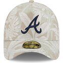 lippikset-kaareva-beige-istuva-59forty-a-frame-leafy-palm-atlanta-braves-mlb-new-era