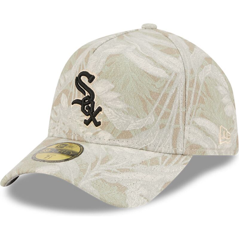 cap-kaareva-beige-ajustada-59forty-a-frame-leafy-palm-chicago-white-sox-mlb-new-era