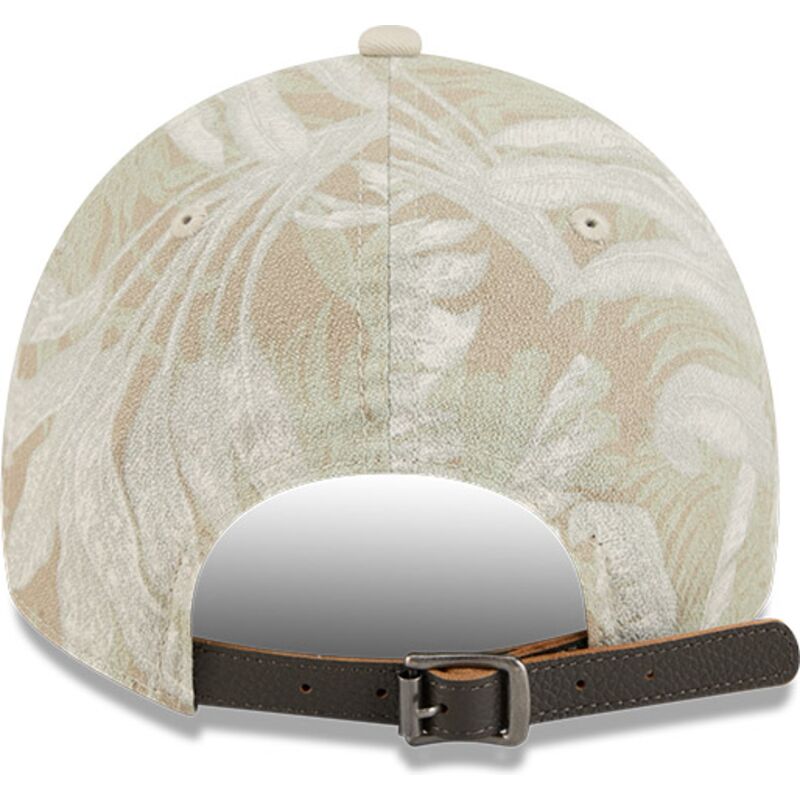 lippikset-kaareva-beige-saadettava-nauha-9twenty-leafy-palm-new-york-yankees-mlb-new-era