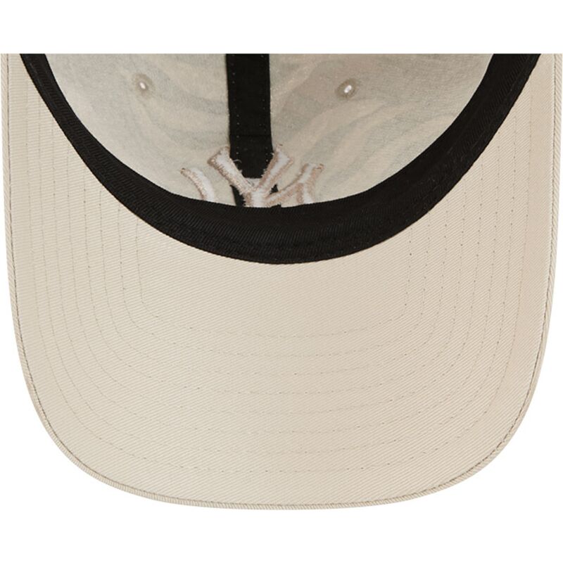 lippikset-kaareva-beige-saadettava-nauha-9twenty-leafy-palm-new-york-yankees-mlb-new-era