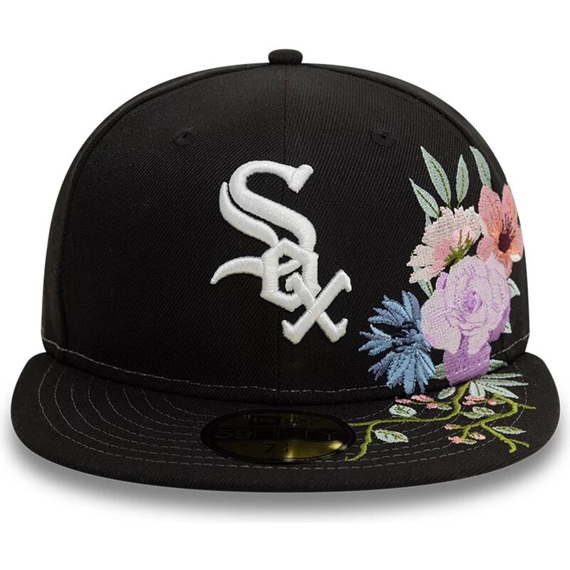 cap-littea-black-ajustada-59fifty-floral-chicago-white-sox-mlb-new-era cap-littea-black-ajustada-59fifty-floral-chicago-white-sox-mlb-new-era