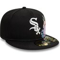 cap-littea-black-ajustada-59fifty-floral-chicago-white-sox-mlb-new-era