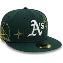 lippikset-littea-vihrea-istuva-59fifty-zodiac-oakland-athletics-mlb-new-era