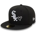 lippikset-littea-musta-istuva-59fifty-heart-icon-chicago-white-sox-mlb-new-era