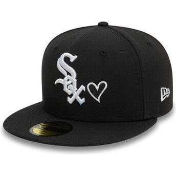 Cap litteä black ajustada 59FIFTY Heart Icon Chicago White Sox MLB New Era