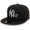 cap-littea-black-ajustada-59fifty-heart-icon-new-york-yankees-mlb-new-era