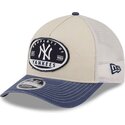 lippikset-kaareva-rekka-monivarinen-snapback-9forty-m-crown-a-frame-fray-new-york-yankees-mlb-new-era