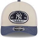lippikset-kaareva-rekka-monivarinen-snapback-9forty-m-crown-a-frame-fray-new-york-yankees-mlb-new-era