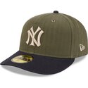 lippikset-kaareva-vihrea-istuva-59fifty-pre-curved-american-herringbone-new-york-yankees-mlb-new-era
