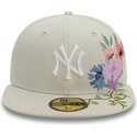 lippikset-littea-beige-istuva-59fifty-floral-new-york-yankees-mlb-new-era
