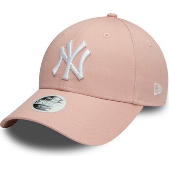 Lippikset kaareva vaaleanpunainen säädettävä nauha 9FORTY Colour Essential New York Yankees MLB New Era