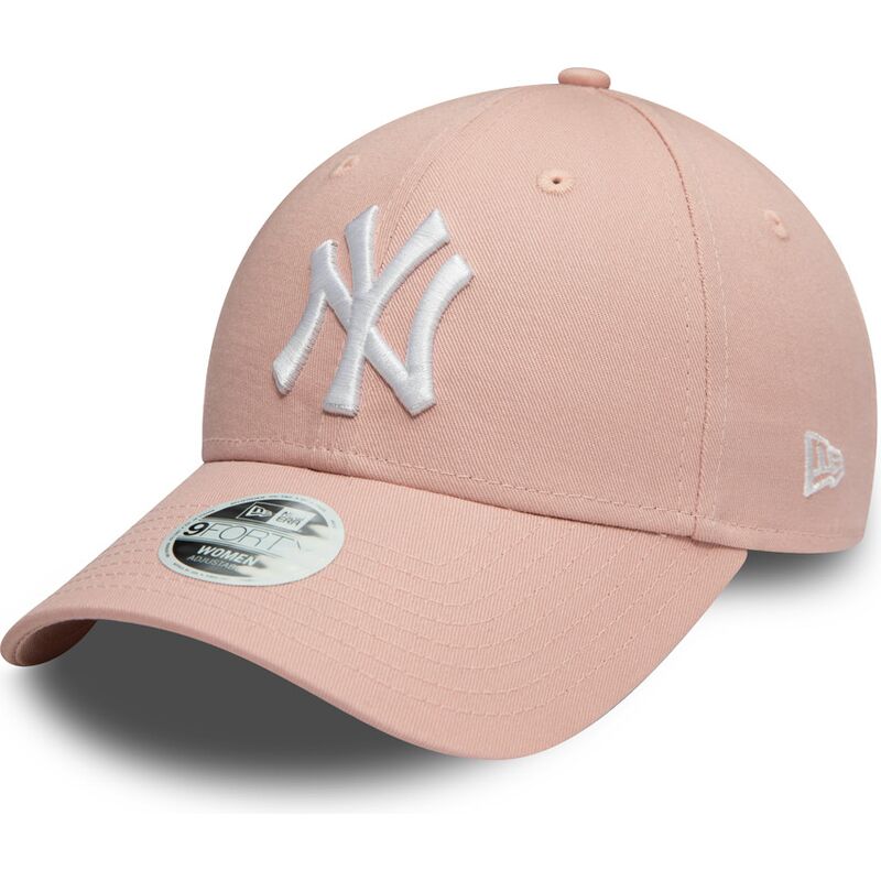 new-era-curved-brim-women-9forty-colour-essential-new-york-yankees-mlb-pink-adjustable-cap new-era-curved-brim-women-9forty-colour-essential-new-york-yankees-mlb-pink-adjustable-cap