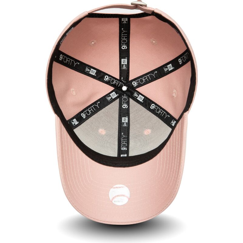 cap-kaareva-pink-adjustable-strap-9forty-colour-essential-new-york-yankees-mlb-new-era