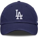 cap-kaareva-blue-adjustable-strap-lapsille-club-unstructured-organic-cotton-los-angeles-dodgers-mlb-nike