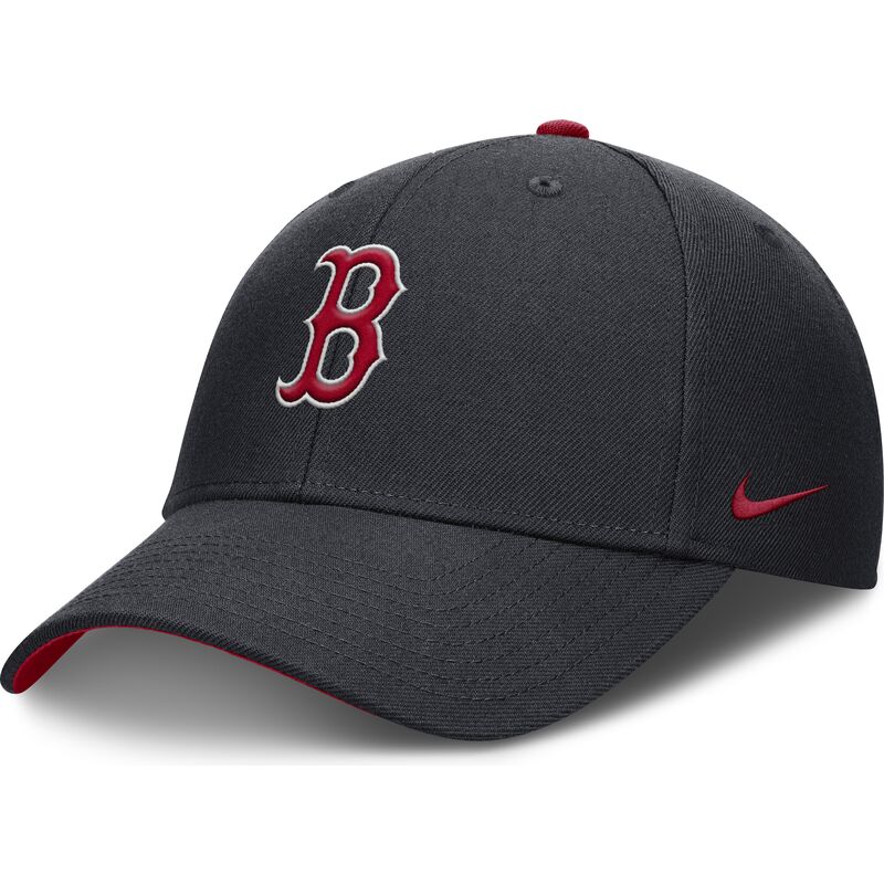 cap-kaareva-navy-blue-adjustable-strap-lapsille-dri-fit-club-structured-boston-red-sox-mlb-nike