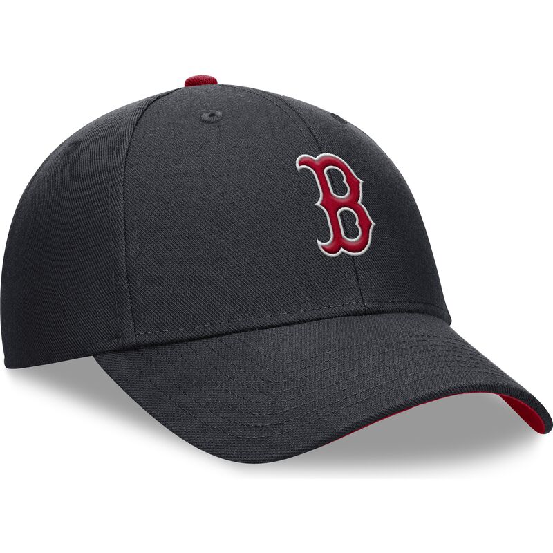 cap-kaareva-navy-blue-adjustable-strap-lapsille-dri-fit-club-structured-boston-red-sox-mlb-nike