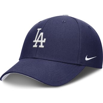 Lippikset kaareva sininen säädettävä nauha lapsille Dri-Fit Club Structured Los Angeles Dodgers MLB Nike