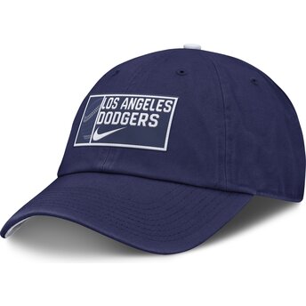 Cap kaareva blue adjustable strap Primetime Club Unstructured Organic Cotton Los Angeles Dodgers MLB Nike
