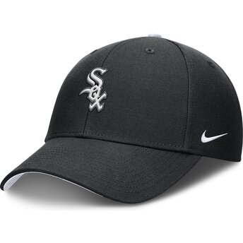 Cap kaareva black adjustable strap lapsille Dri-Fit Club Structured Chicago White Sox MLB Nike