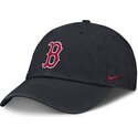 cap-kaareva-navy-blue-adjustable-strap-lapsille-club-unstructured-organic-cotton-boston-red-sox-mlb-nike