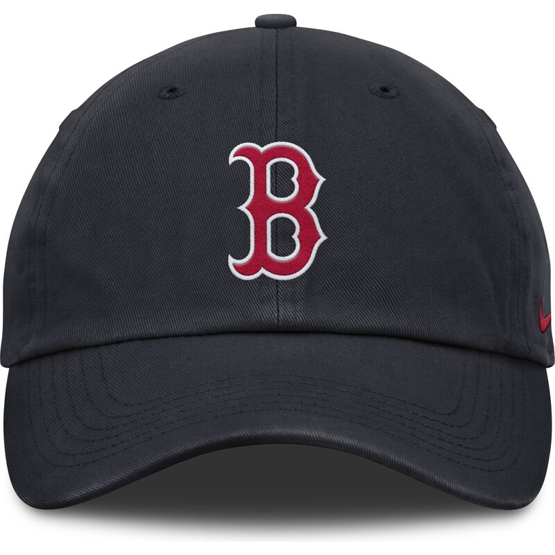 cap-kaareva-navy-blue-adjustable-strap-lapsille-club-unstructured-organic-cotton-boston-red-sox-mlb-nike