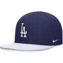 lippikset-littea-sininen-snapback-lapsille-dri-fit-pro-structured-square-bill-los-angeles-dodgers-mlb-nike