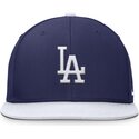 nike-flat-brim-youth-dri-fit-pro-structured-square-bill-los-angeles-dodgers-mlb-blue-and-white-snapback-cap