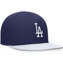 lippikset-littea-sininen-snapback-lapsille-dri-fit-pro-structured-square-bill-los-angeles-dodgers-mlb-nike