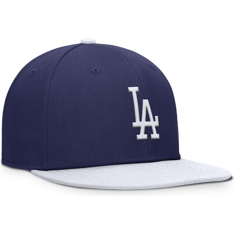 lippikset-littea-sininen-snapback-lapsille-dri-fit-pro-structured-square-bill-los-angeles-dodgers-mlb-nike