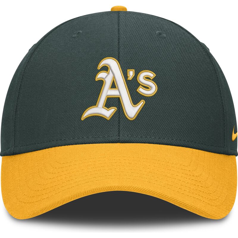 cap-kaareva-green-adjustable-strap-dri-fit-club-structured-oakland-athletics-mlb-nike cap-kaareva-green-adjustable-strap-dri-fit-club-structured-oakland-athletics-mlb-nike