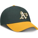 cap-kaareva-green-adjustable-strap-dri-fit-club-structured-oakland-athletics-mlb-nike