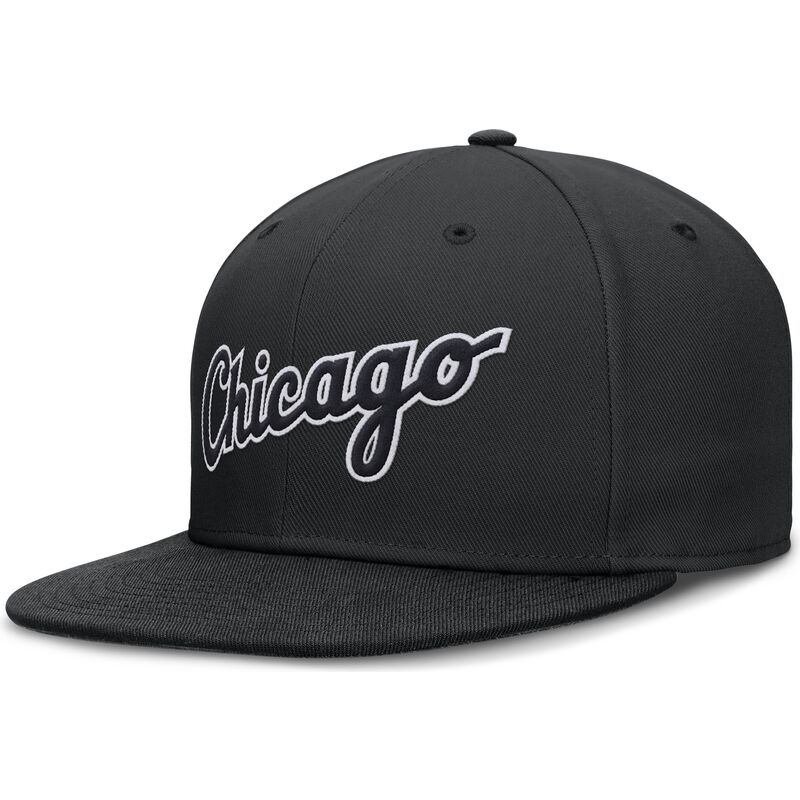 lippikset-littea-musta-istuva-dri-fit-true-structured-round-bill-chicago-white-sox-mlb-nike