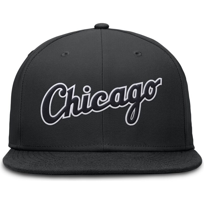 lippikset-littea-musta-istuva-dri-fit-true-structured-round-bill-chicago-white-sox-mlb-nike