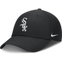 nike-curved-brim-club-structured-uv-poly-ripstop-chicago-white-sox-mlb-black-adjustable-cap