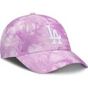 cap-kaareva-violet-adjustable-strap-mothers-day-club-unstructured-organic-cotton-los-angeles-dodgers-mlb-nike