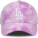 cap-kaareva-violet-adjustable-strap-mothers-day-club-unstructured-organic-cotton-los-angeles-dodgers-mlb-nike