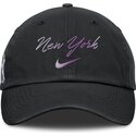 cap-kaareva-black-adjustable-strap-mothers-day-club-unstructured-organic-cotton-new-york-yankees-mlb-nike