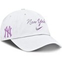 lippikset-kaareva-valkoinen-saadettava-nauha-mothers-day-club-unstructured-organic-cotton-new-york-yankees-mlb-nike