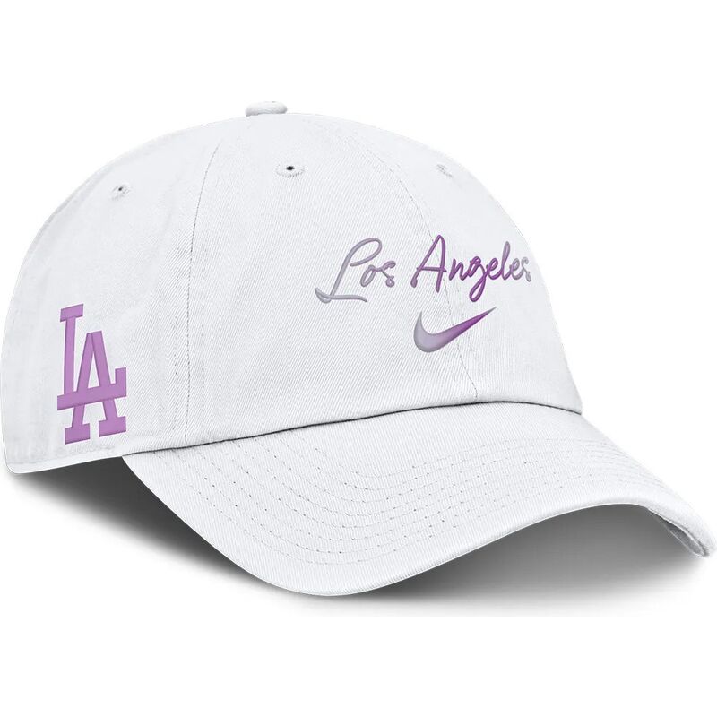 lippikset-kaareva-valkoinen-saadettava-nauha-mothers-day-club-unstructured-organic-cotton-los-angeles-dodgers-mlb-nike lippikset-kaareva-valkoinen-saadettava-nauha-mothers-day-club-unstructured-organic-cotton-los-angeles-dodgers-mlb-nike