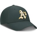 cap-kaareva-green-adjustable-strap-club-structured-uv-poly-ripstop-oakland-athletics-mlb-nike