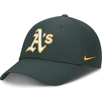 Cap kaareva green adjustable strap Club Structured UV Poly Ripstop Oakland Athletics MLB Nike